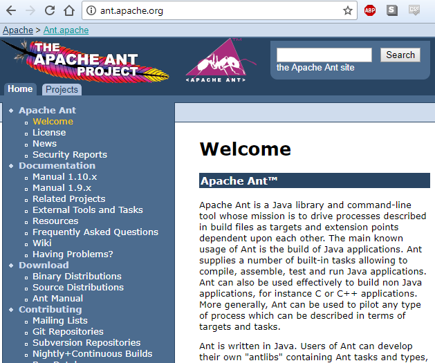 apache ant build.xml does not exist ubuntu