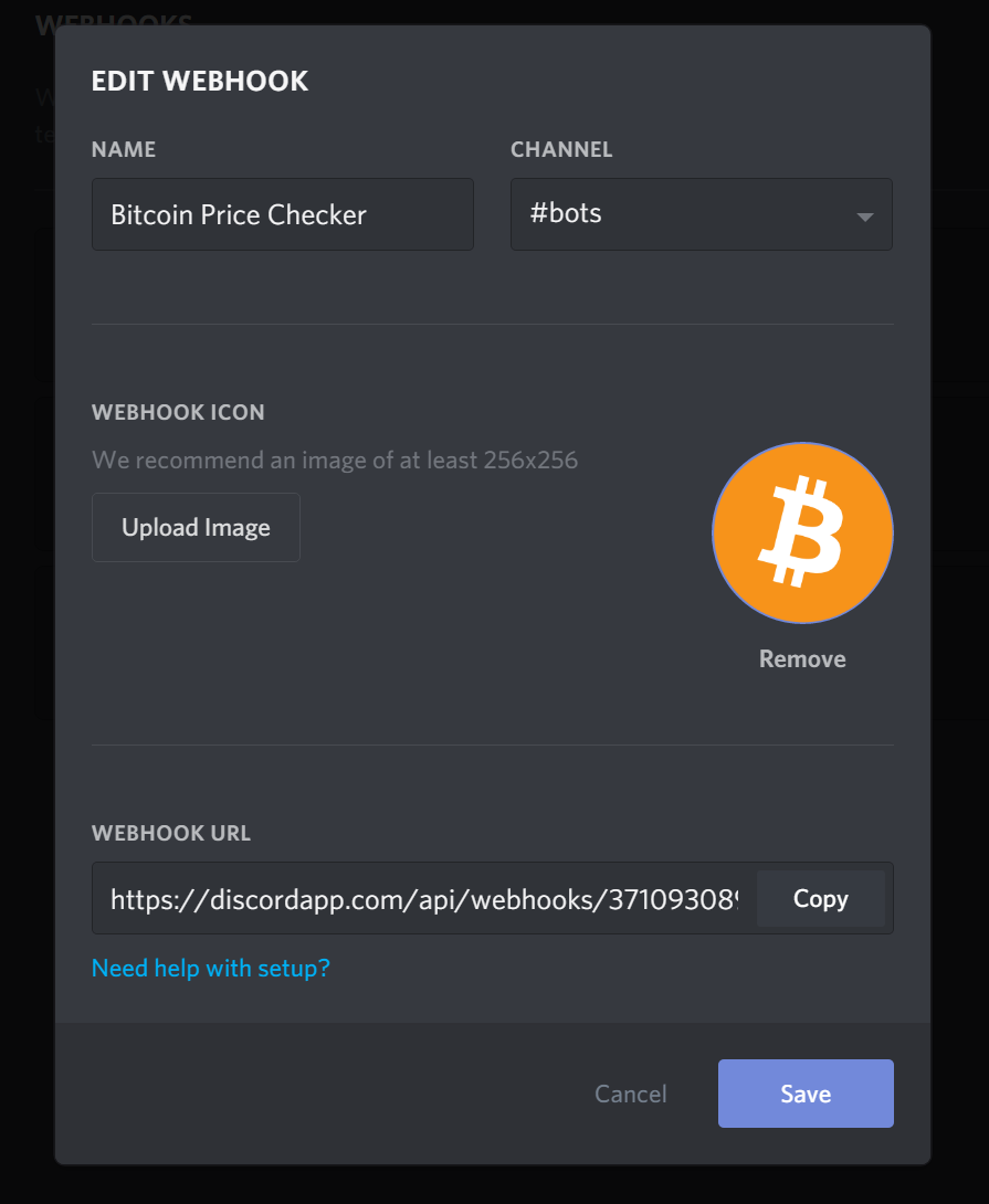 How to make a Discord webhook that pastes your IP (python)